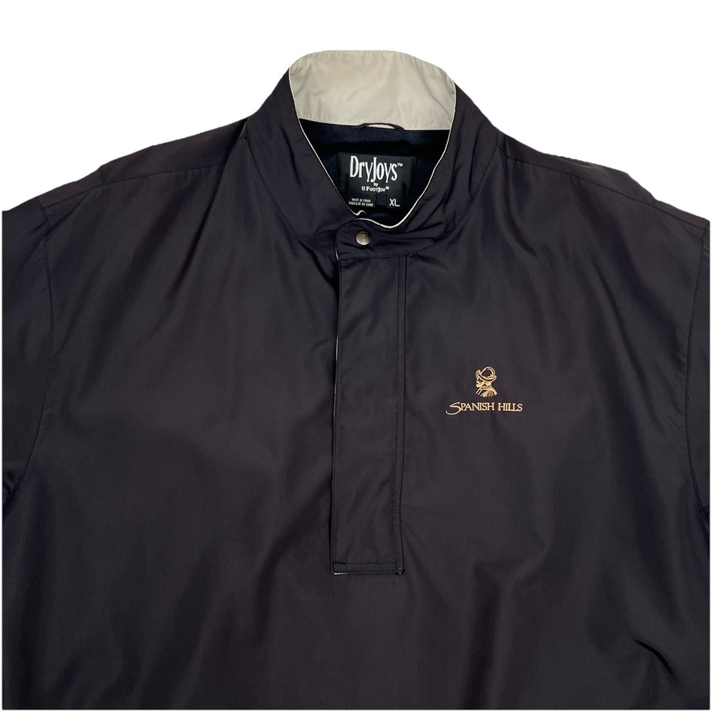 FootJoy DRYJOYS 1/4 Zip Pullover Golf Jacket Men's XL Spanish Hill Windshirt